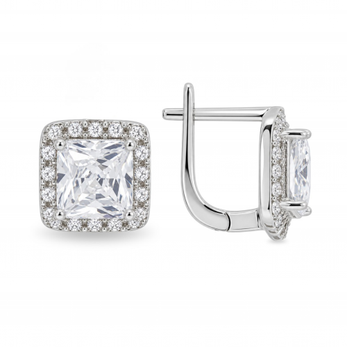 Silver earrings