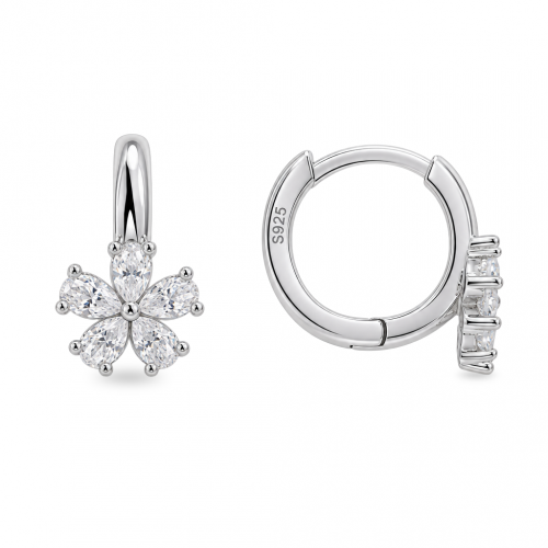 Silver earrings