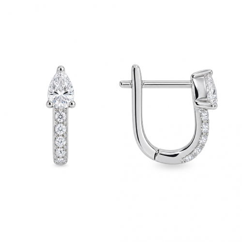 Silver earrings