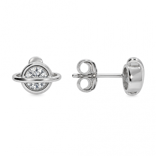 Silver earrings