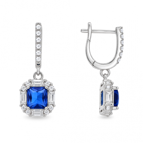 Silver earrings