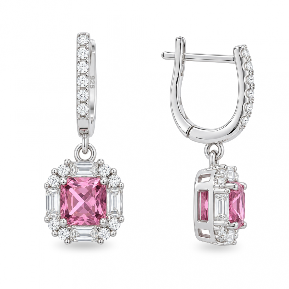 Silver earrings