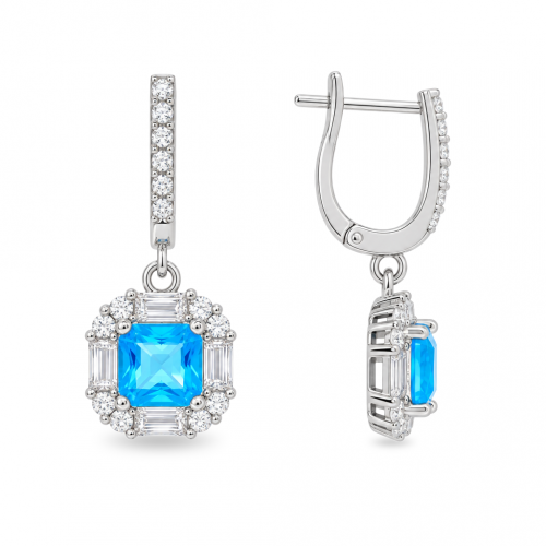 Silver earrings