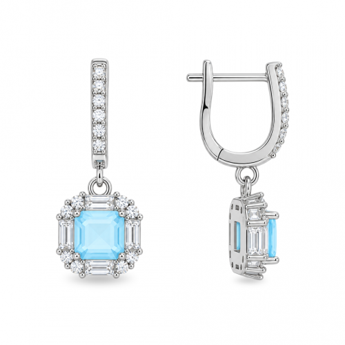 Silver earrings