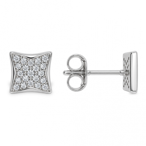 Silver earrings