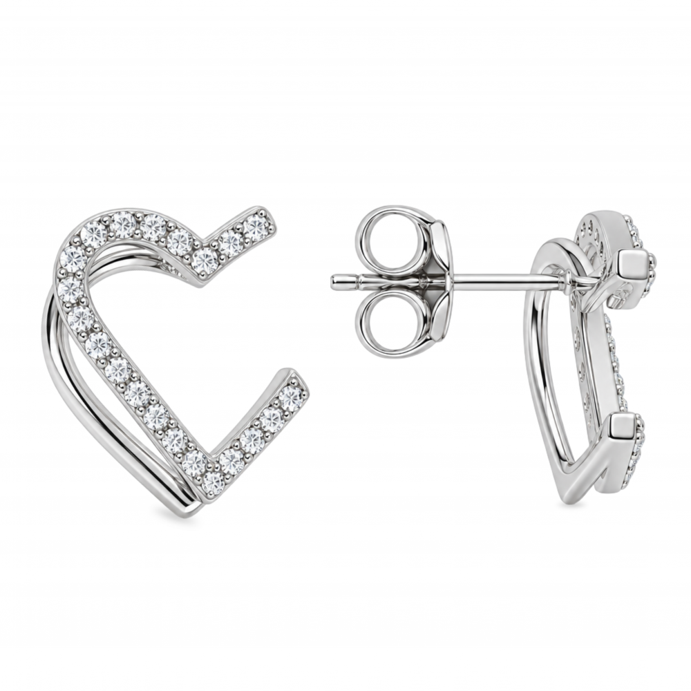 Silver earrings