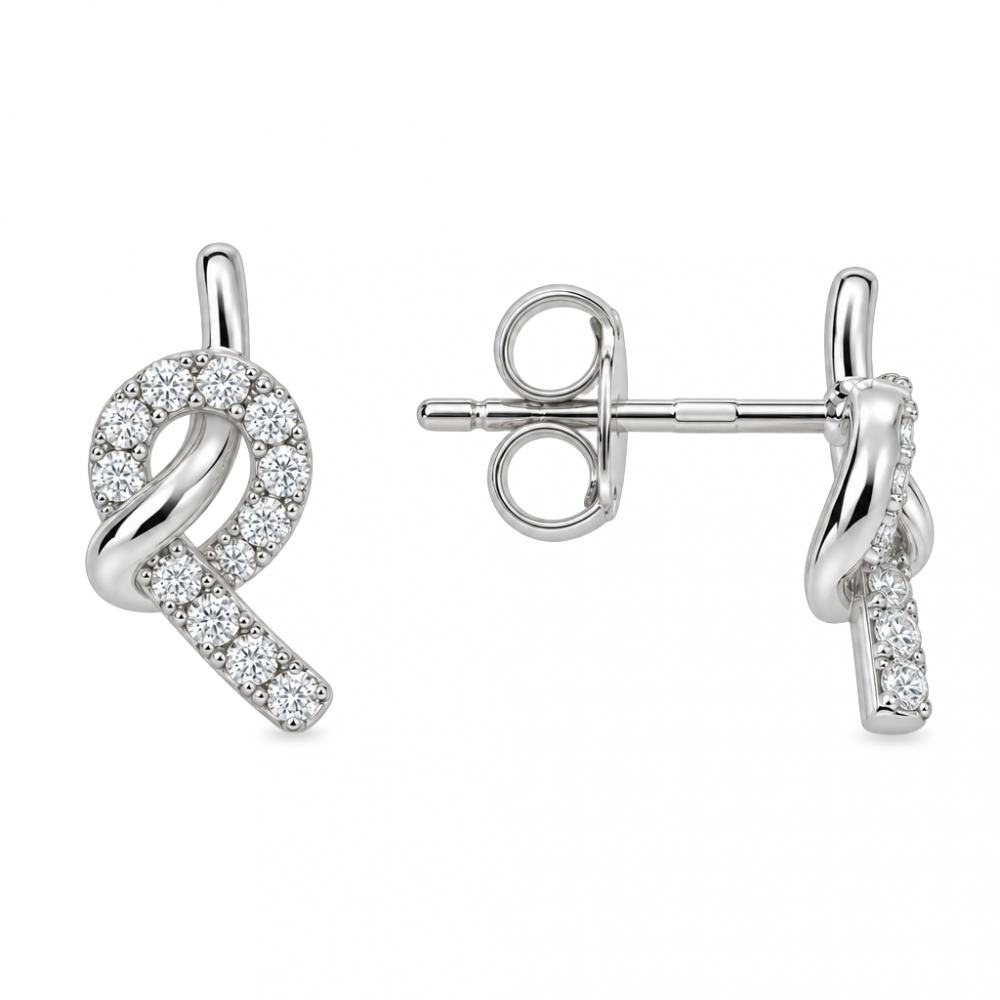 Silver earrings