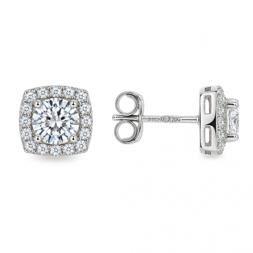 Silver earrings