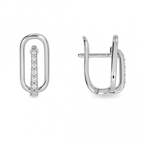 Silver earrings