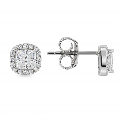 Silver earrings