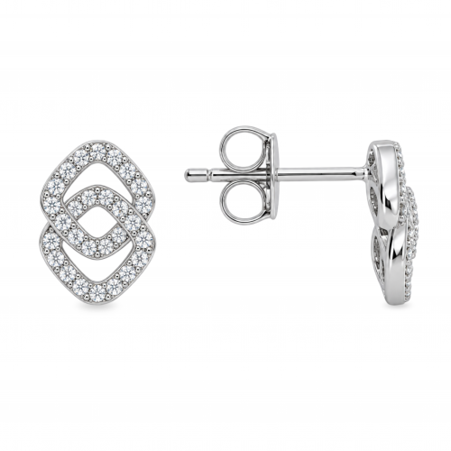 Silver earrings