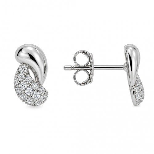 Silver earrings