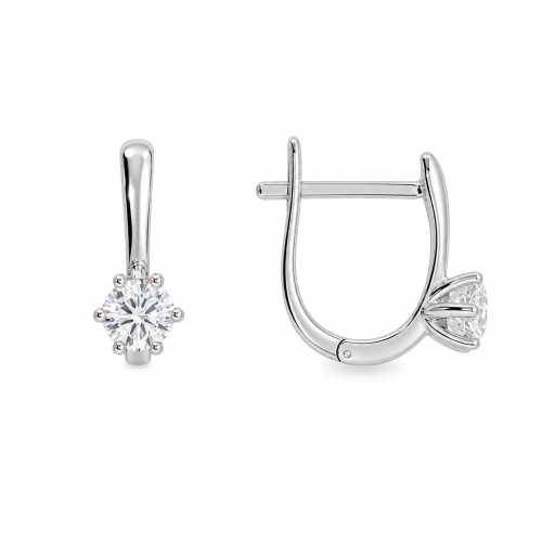 Silver earrings