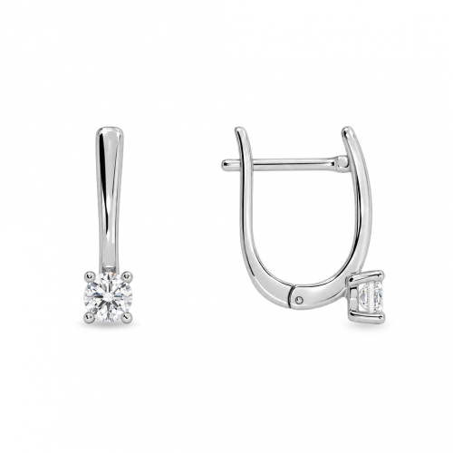 Silver earrings