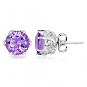 Silver earrings