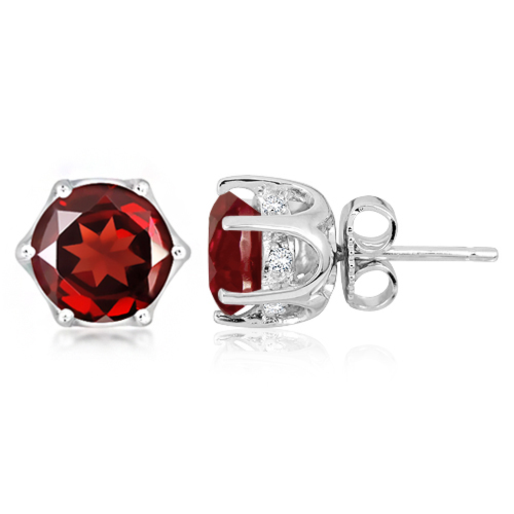Silver earrings