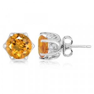Silver earrings