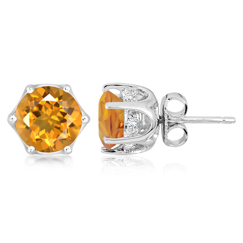 Silver earrings