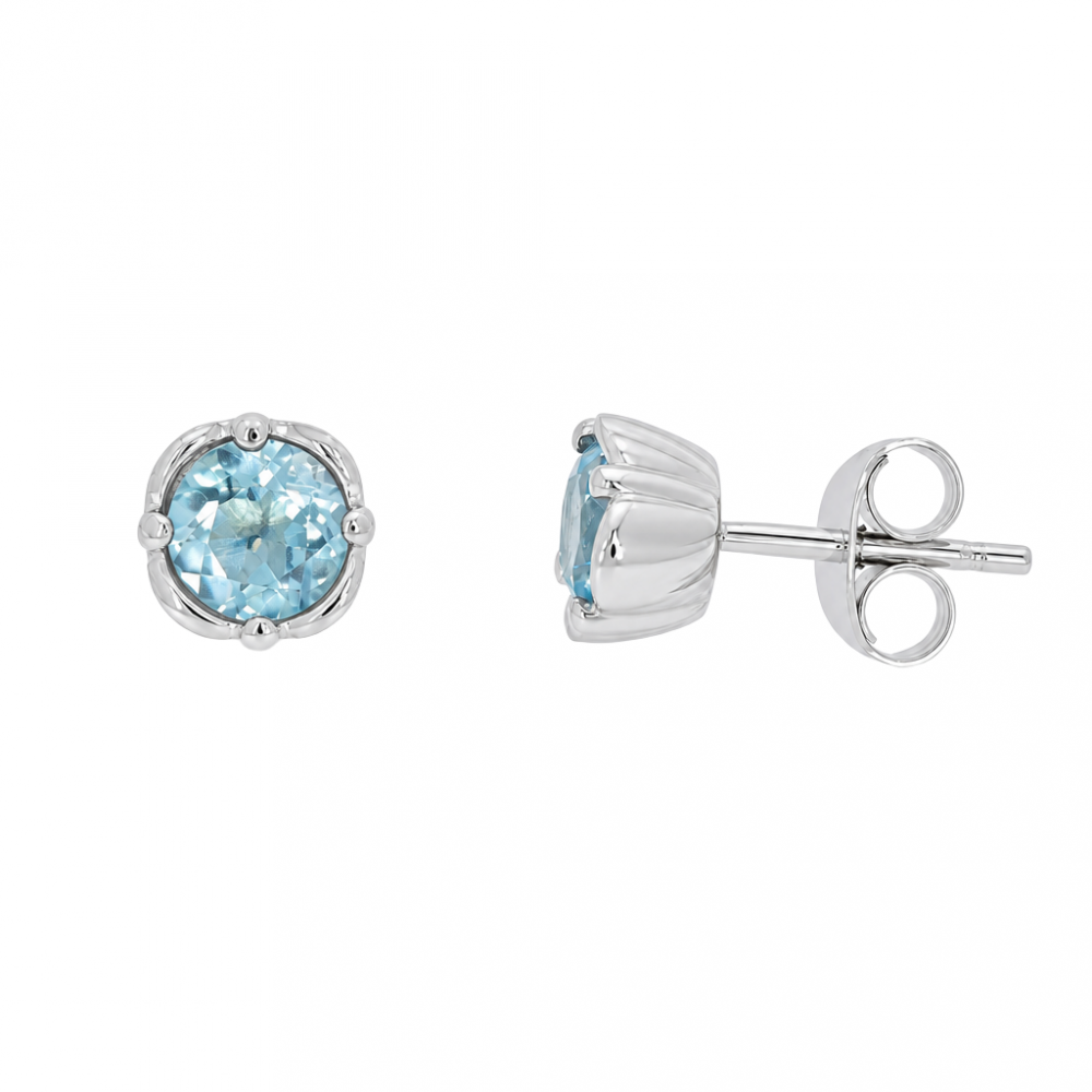 Silver earrings