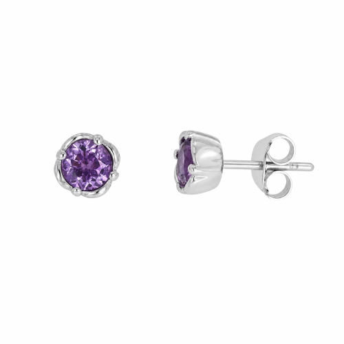 Silver earrings