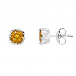 Silver earrings