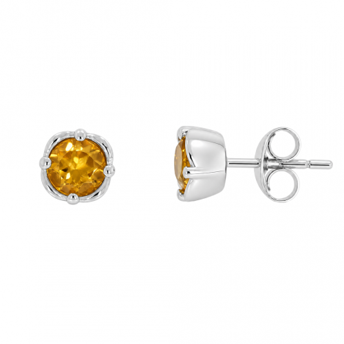 Silver earrings