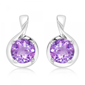 Silver earrings