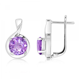 Silver earrings
