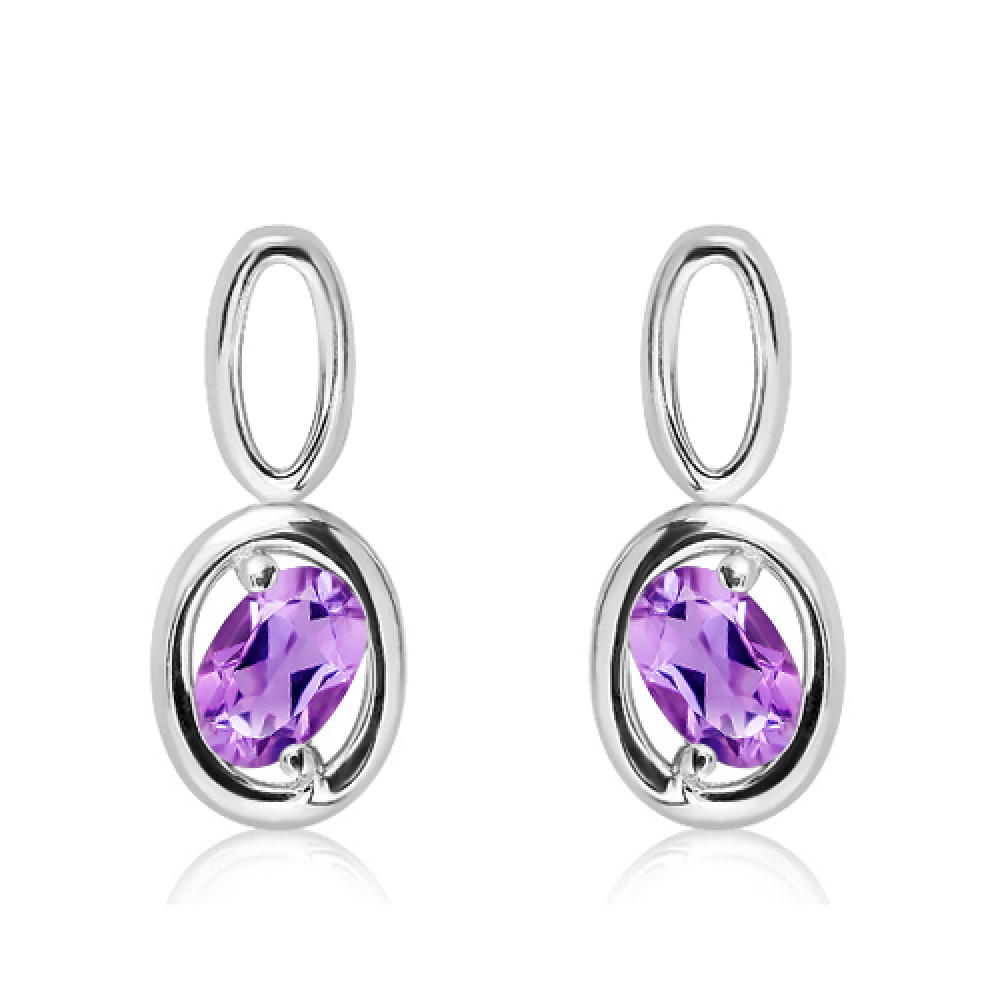Silver earrings