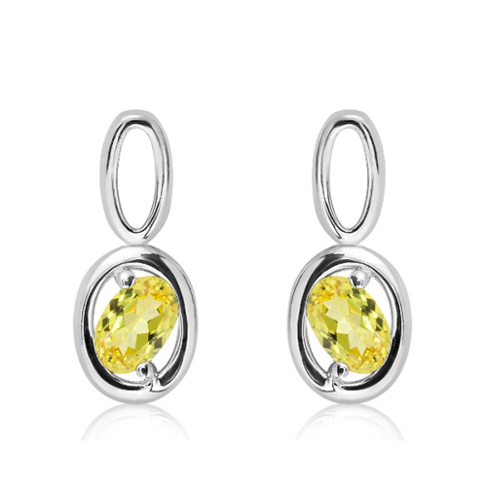 Silver earrings