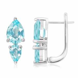 Silver earrings
