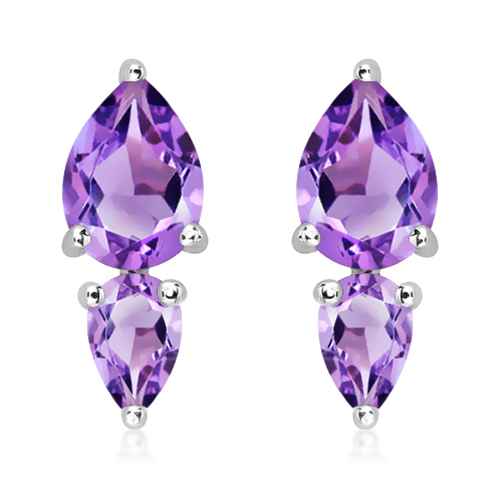Silver earrings
