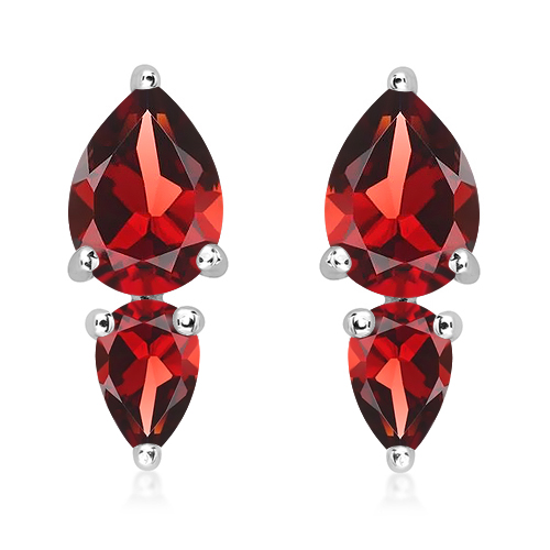 Silver earrings