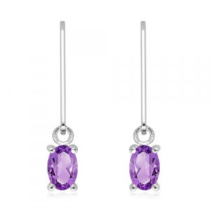 Silver earrings