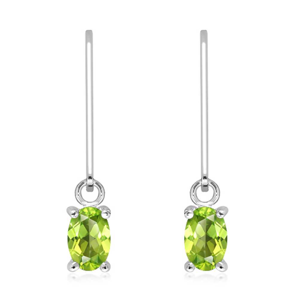 Silver earrings