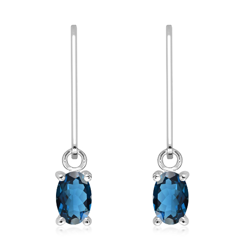 Silver earrings