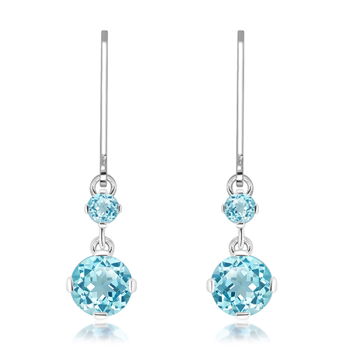Silver earrings