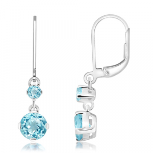 Silver earrings