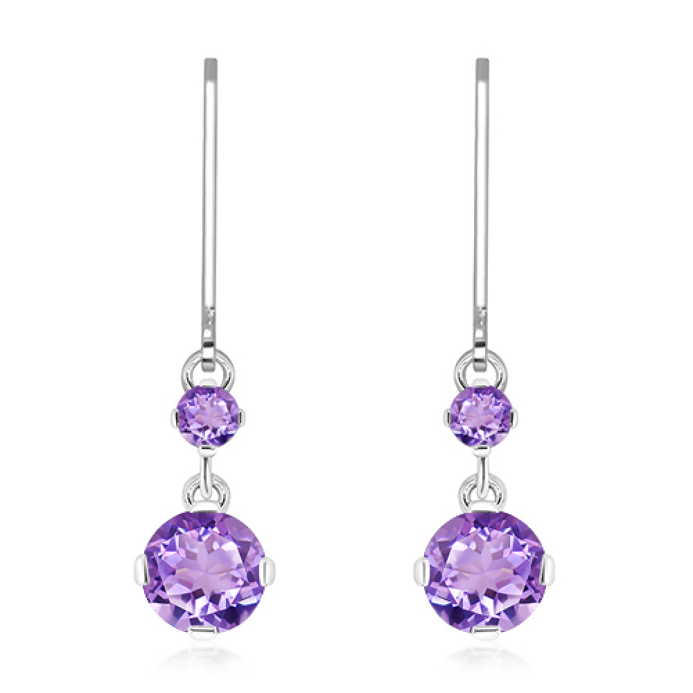 Silver earrings