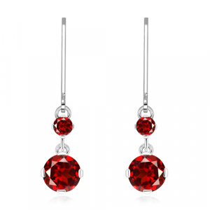 Silver earrings