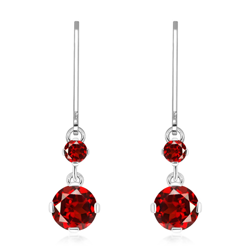 Silver earrings