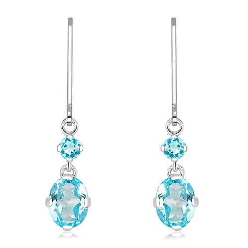 Silver earrings