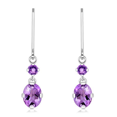 Silver earrings