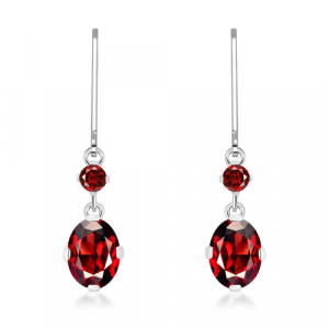 Silver earrings