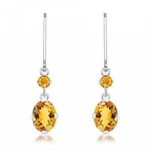 Silver earrings