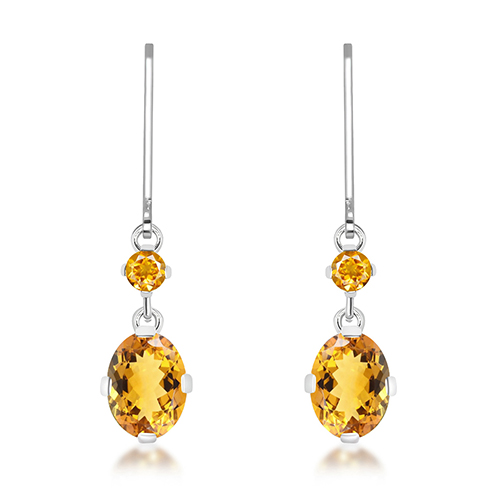 Silver earrings