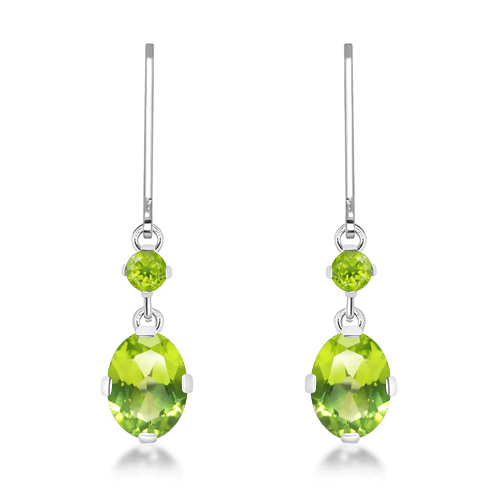 Silver earrings