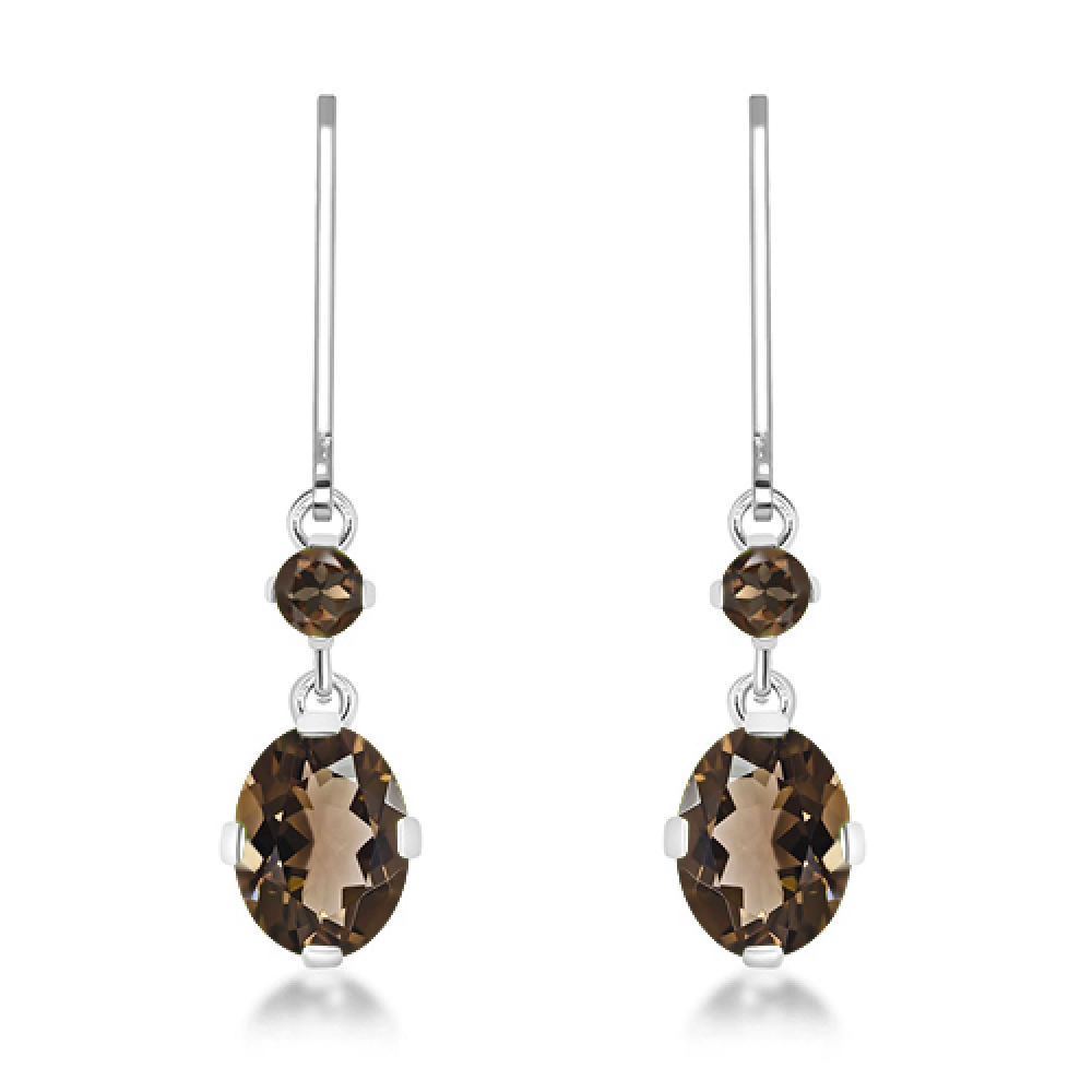 Silver earrings