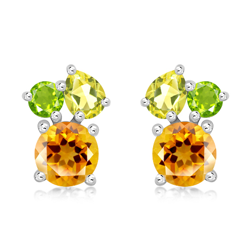 Silver earrings