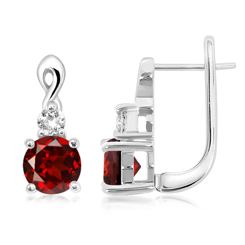 Серебряные серьги